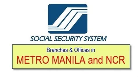 Branches of Sss in Marikina City, Metro Manila .